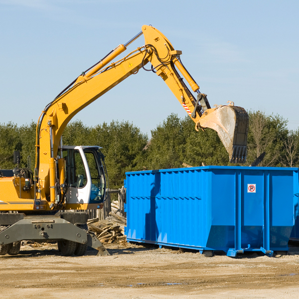 what are the rental fees for a residential dumpster in Horton MI